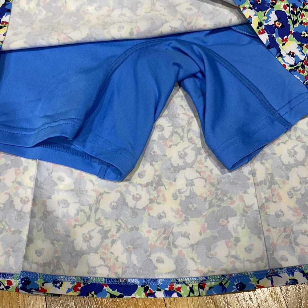 NWT RLX Polo Ralph Lauren Womens Golf Floral Print Pleaded Performance 17” Skort - Picture 8 of 9